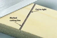 Cut Just Outside the Guide Line