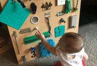 Craft a Toddler Busy Board from Everyday Essentials