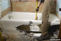 DIY Cast Iron Tub Removal