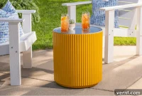 Repurpose Your Planter into a Stylish Patio Side Table
