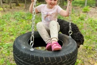 Create Your Own Backyard Tire Swing