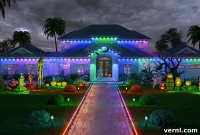 Permanent Outdoor Lights Instant Halloween to Christmas Glow