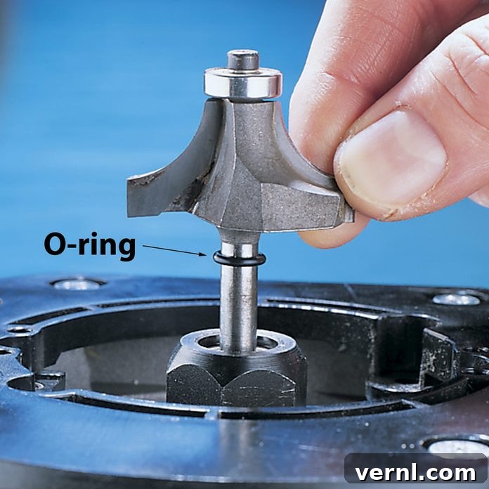 Non Marring Template Router Bits 2 router bit with o-ring