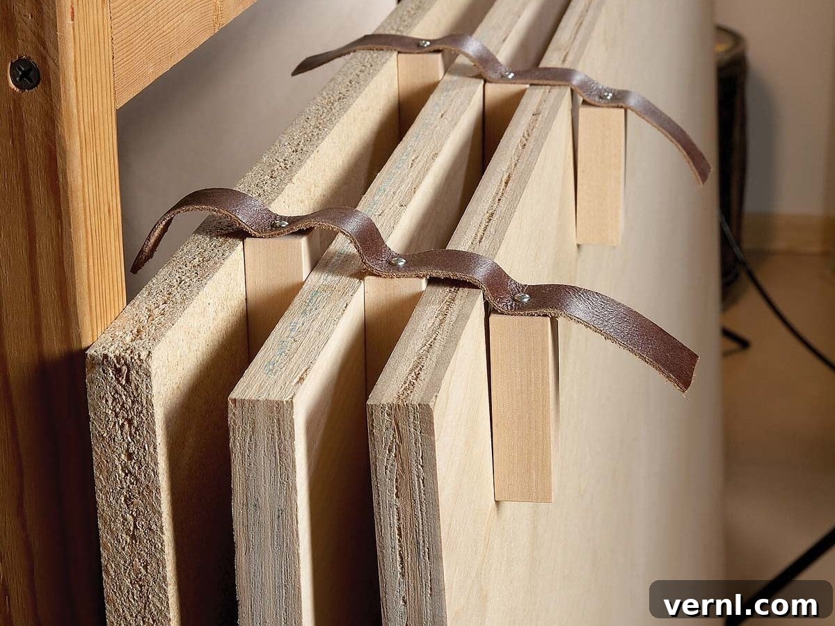 Kontraplak Saklamanın En Pratik İpucu 2 DIY Plywood Spacers for flat sheet good storage