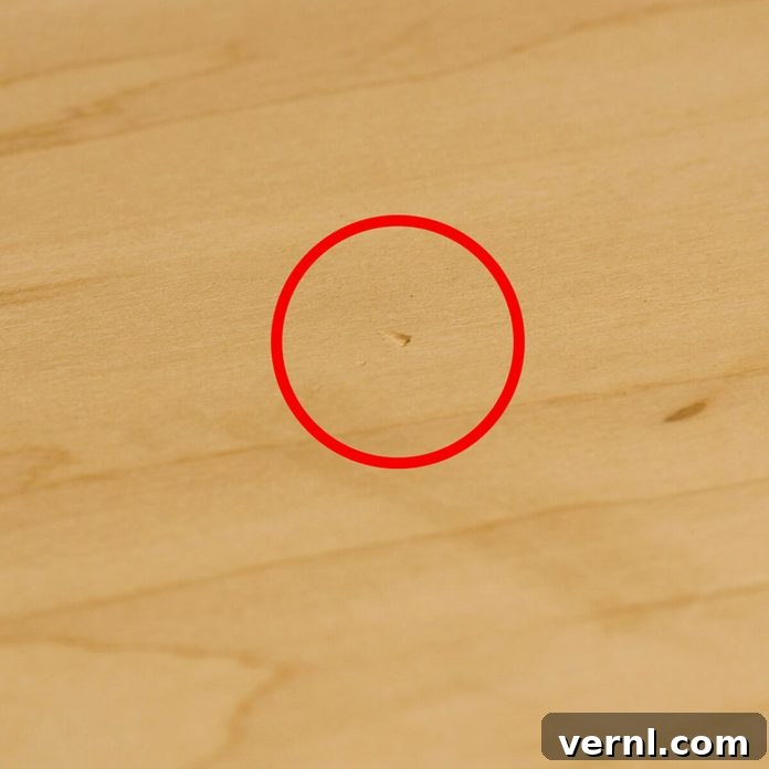 Restore Dent-Damaged Wood 3 ROUND_8 HH wood dent before