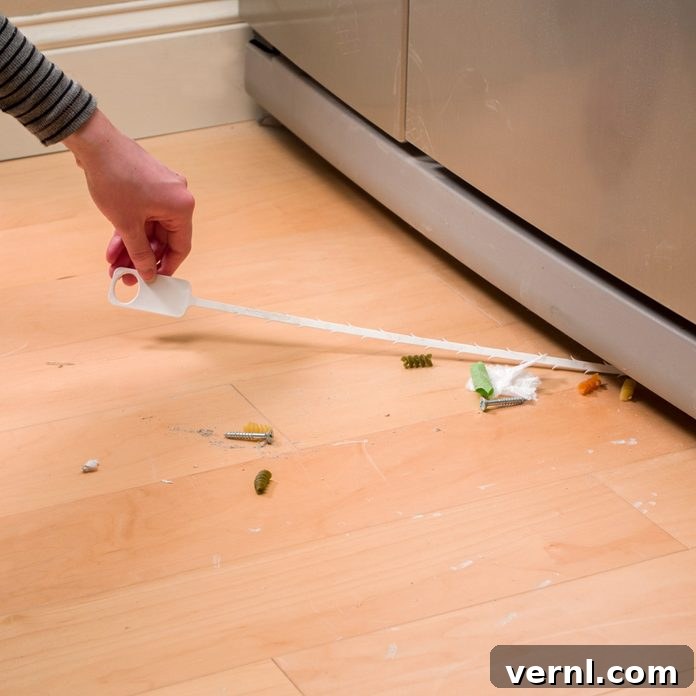 Beyond the Fridge Door Deep Cleaning Secrets 2 HH Hair Zip Clean Under Fridge