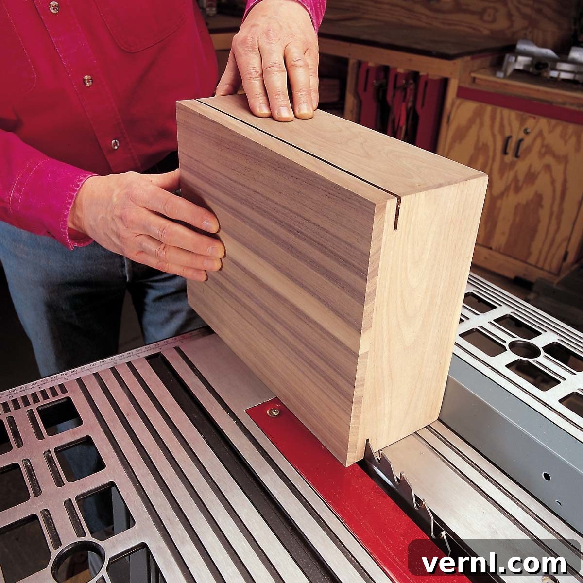 Precision Box Cutting with Band Saw