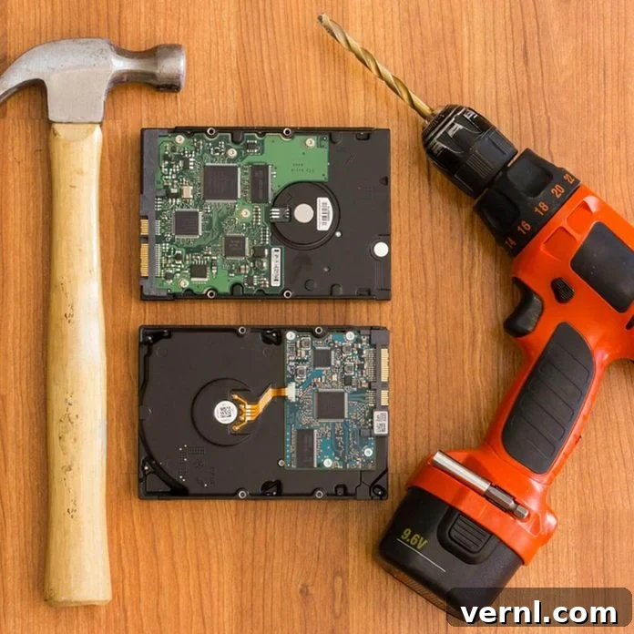 Ultimate Guide to Hard Drive Obliteration 2 destroy a hard drive
