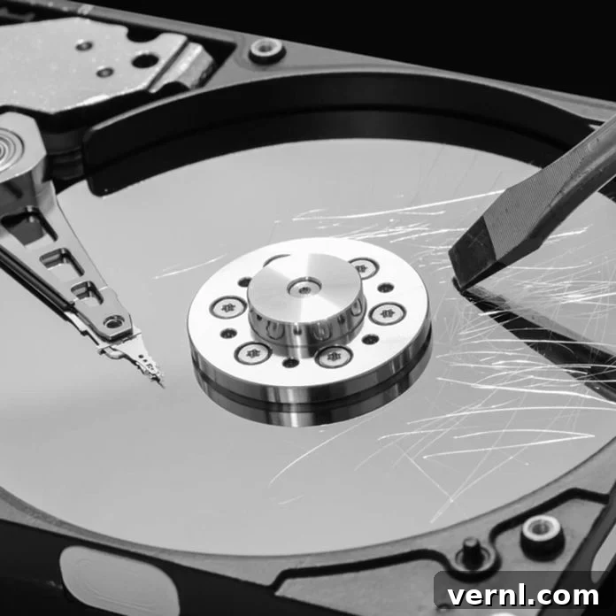 Ultimate Guide to Hard Drive Obliteration 4 Destroy scratch hard drive