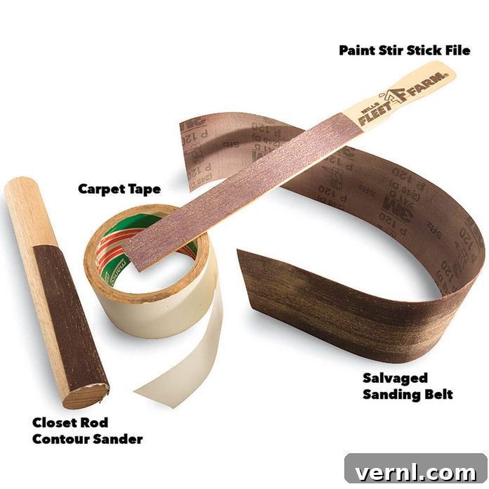 Circular Sanding Solutions 3 Sanding Belt Recycling: Components for DIY sanding tools