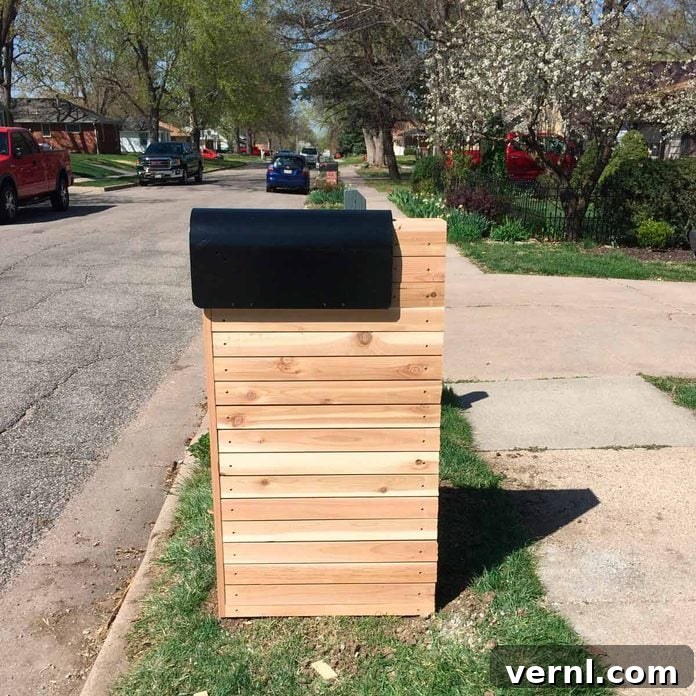 Handcrafting Your Enduring Cedar Mailbox 3 solid cedar mailbox