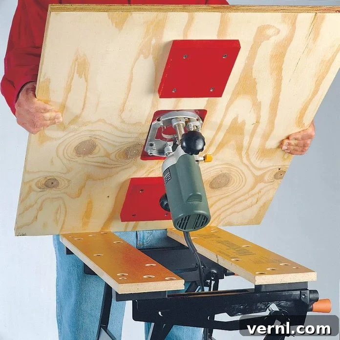 portable router table base