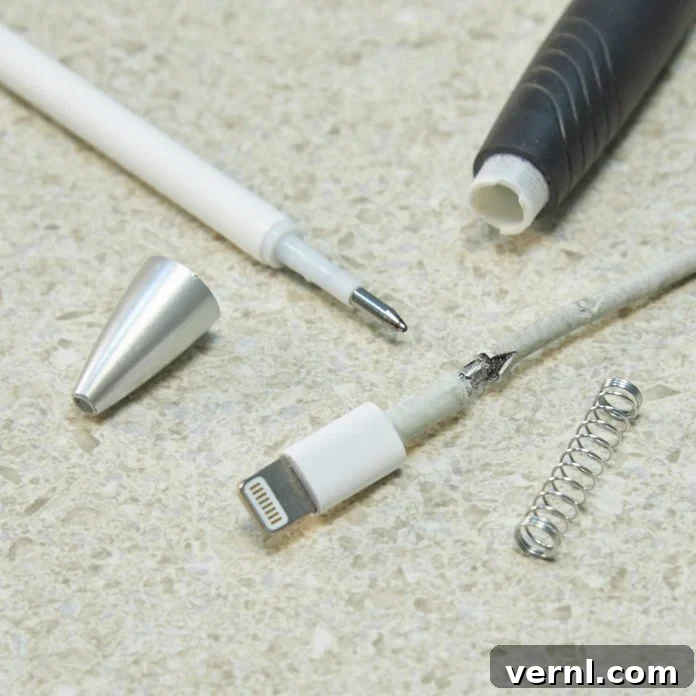 Charger Lifespan: Maximize Its Durability 2 Broken Phone Charger with Pen Spring Solution