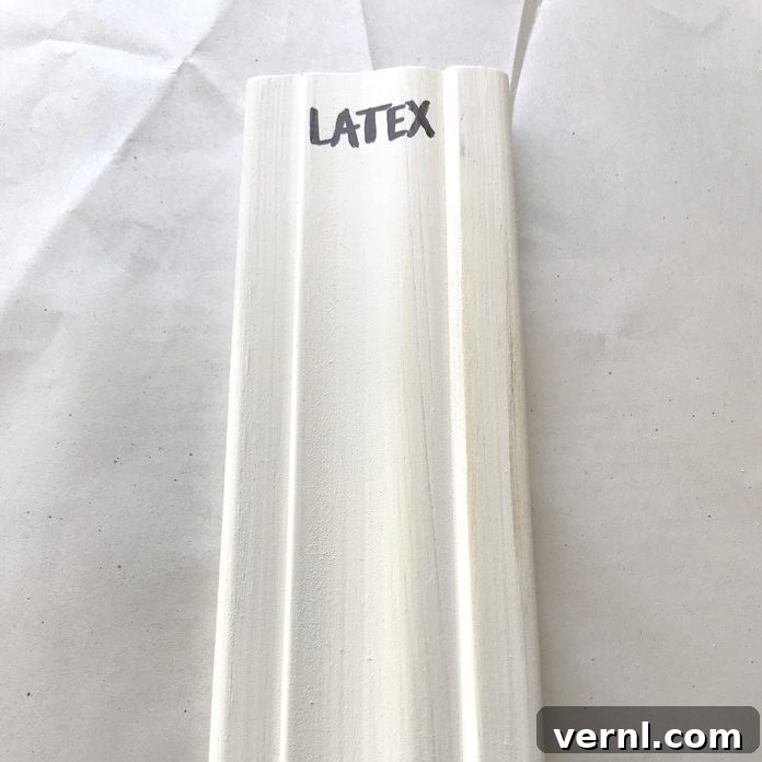 Refinishing Paint Showdown: Chalk, Milk, Mineral, Latex 5 latex