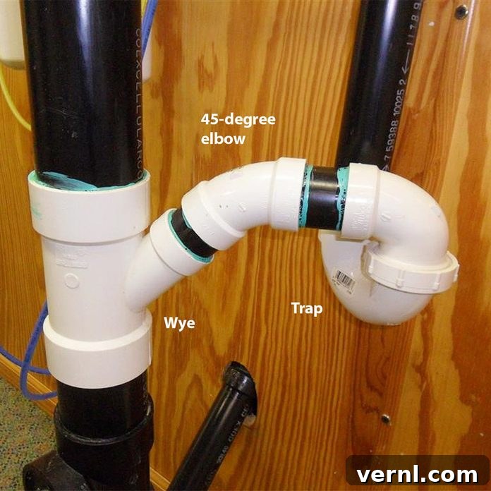 Upgrade Your Sink Drain: Achieve Flawless Flow 11 bad trap connection to vertical drain