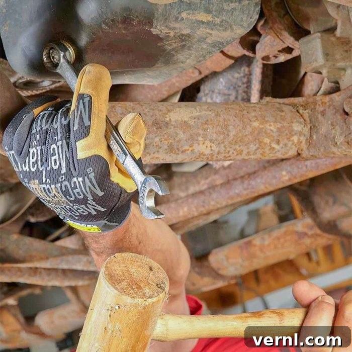 Avoid Chrome Sockets with Impact Drivers 6 Mallet And Combo Wrench