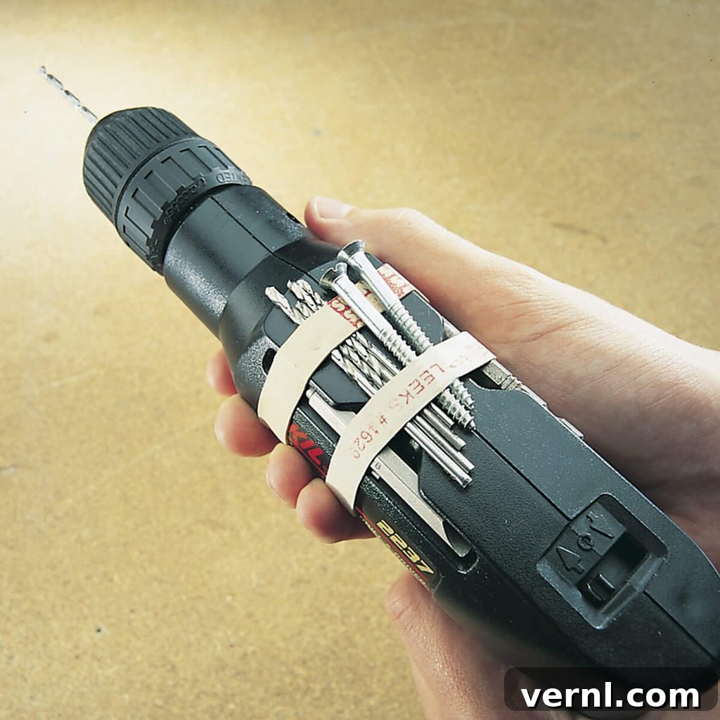 Drill Like a Pro: The Essential DIY Tip You Need 3 Drill bit against a screw to show correct pilot hole size
