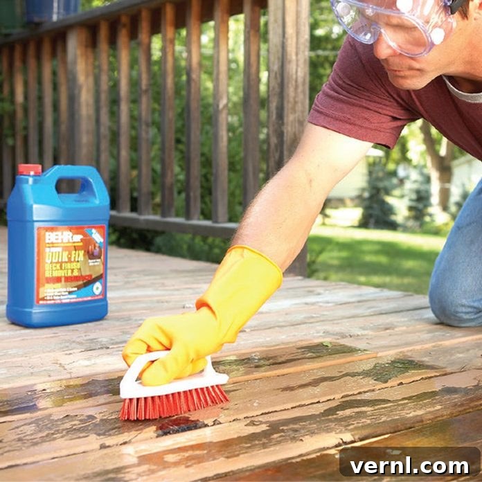 Elevate Your Deck: Choosing the Right Finish 3 cleaning scrubbing deck for best deck finish