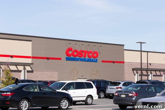 Smiling woman in a car showroom, highlighting the ease of car buying with Costco Auto Program.