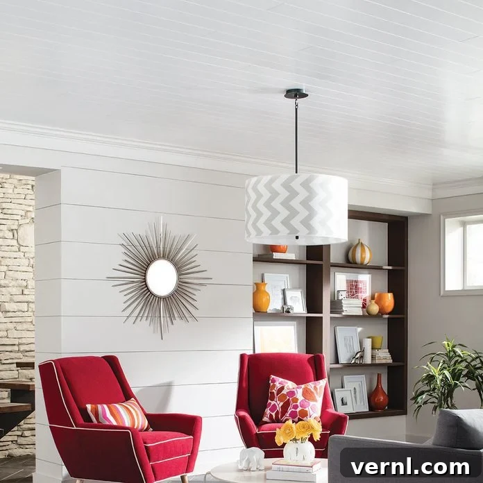 Transforming an Unsightly Ceiling with Wood-Look Planks 5 Armstrong WoodHaven new