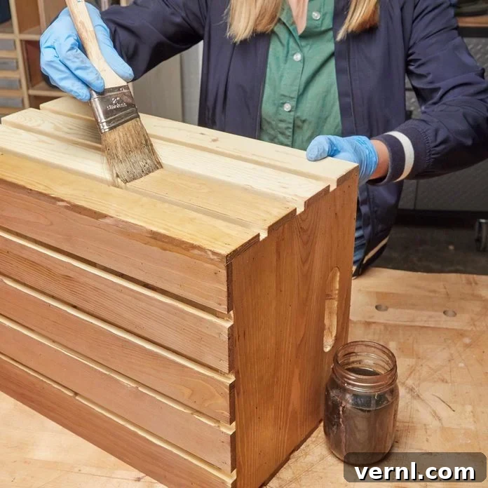 HH handy hint coffee grounds vinegar wood stain 