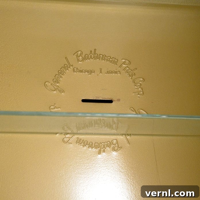Razor Slit in Medicine Cabinet