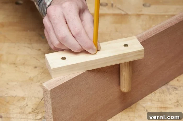 Precision Board Center Finder 3 dowel center finder 2