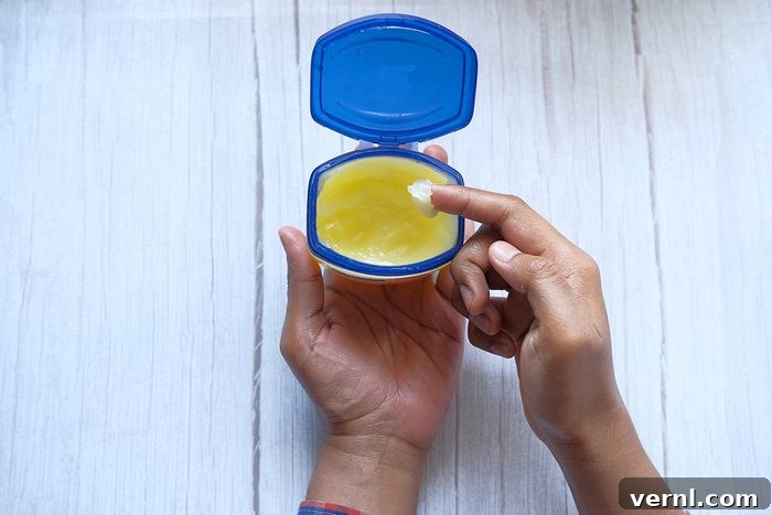 Protect Your Porch Pumpkins from Squirrels 6 Man Hand Use Vaseline