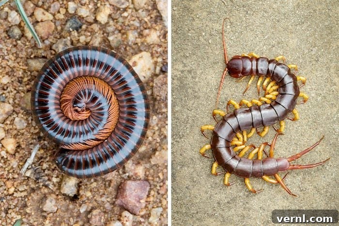 Millipedes vs. Centipedes: Understanding the Key Distinctions 2 Centipedes vs. Millipedes: Understanding These Multi-Legged House Guests