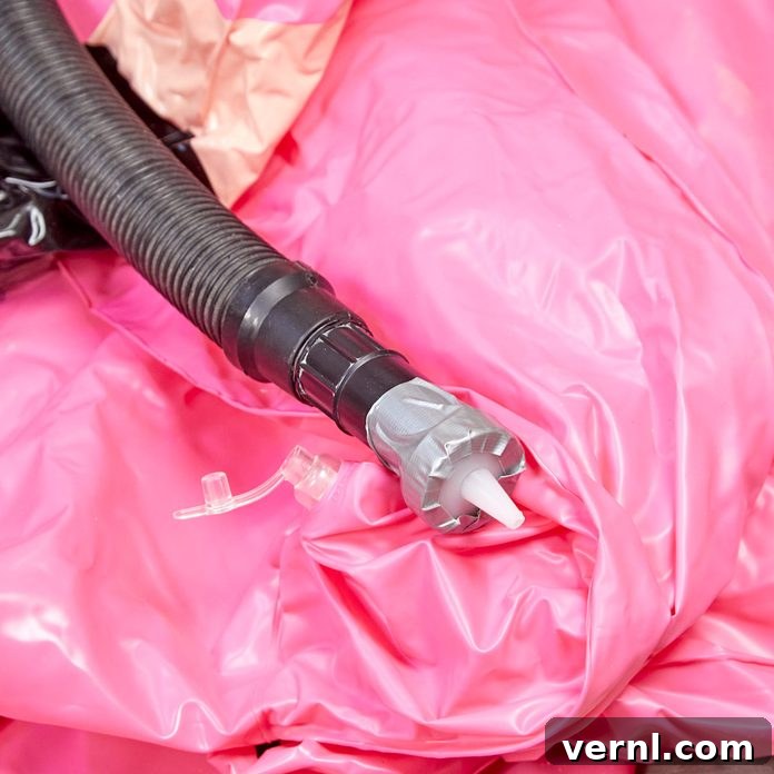 Handy Hint HH flamingo blow up pool toy shop vac nozzle
