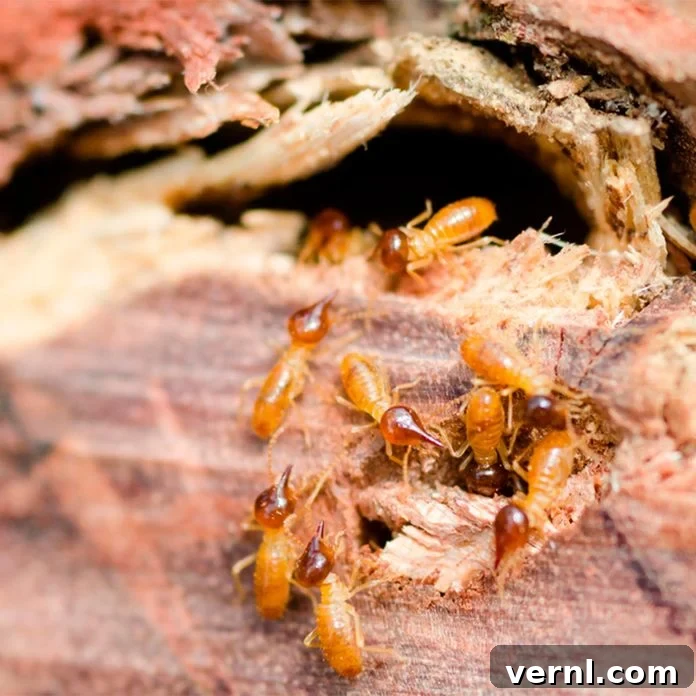 Termite workers and soldiers