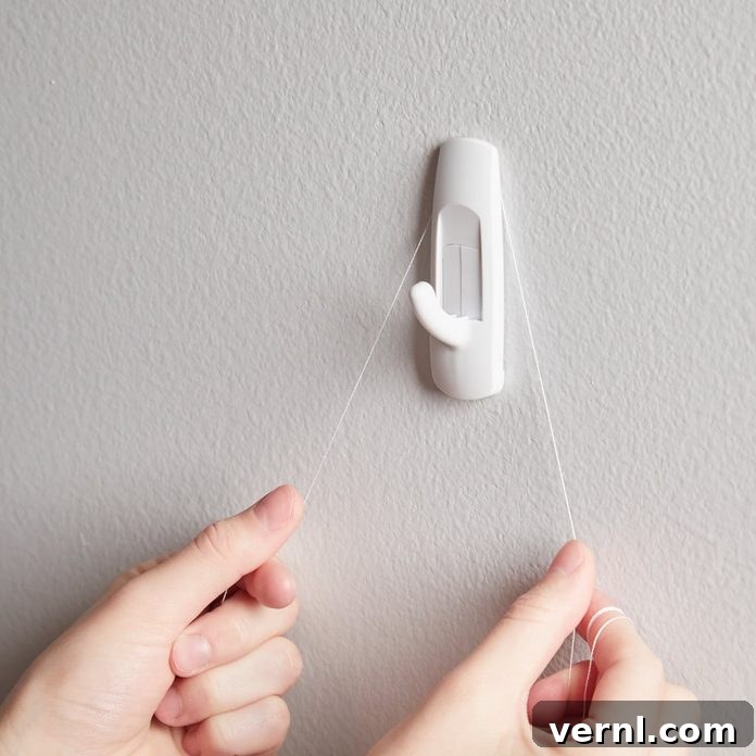 Conquering the Stubborn Command Hook 3 HH handy hint remove command hook floss
