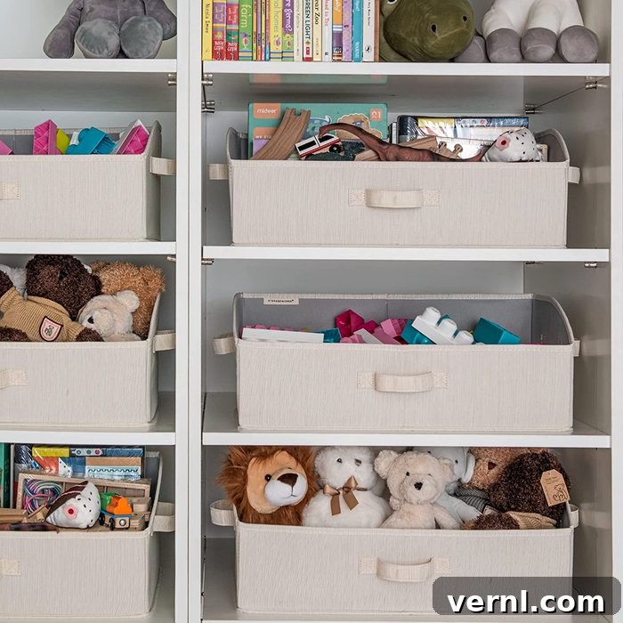 Declutter Once Enjoy Forever 2 Storageworks Closet Storage Bins Fabric Ecomm Via Amazon.com