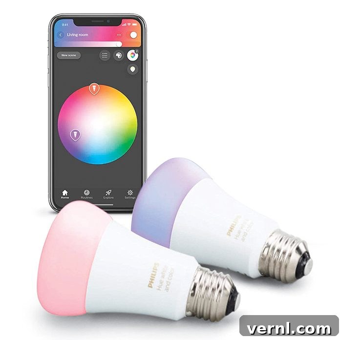 Transform Your Home with Smart Lighting 2 Smart lights hub and color-changing bulbs for home automation