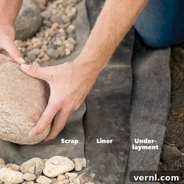 Your Guide to Effortless Backyard Ponds 5 backyard fish pond liner