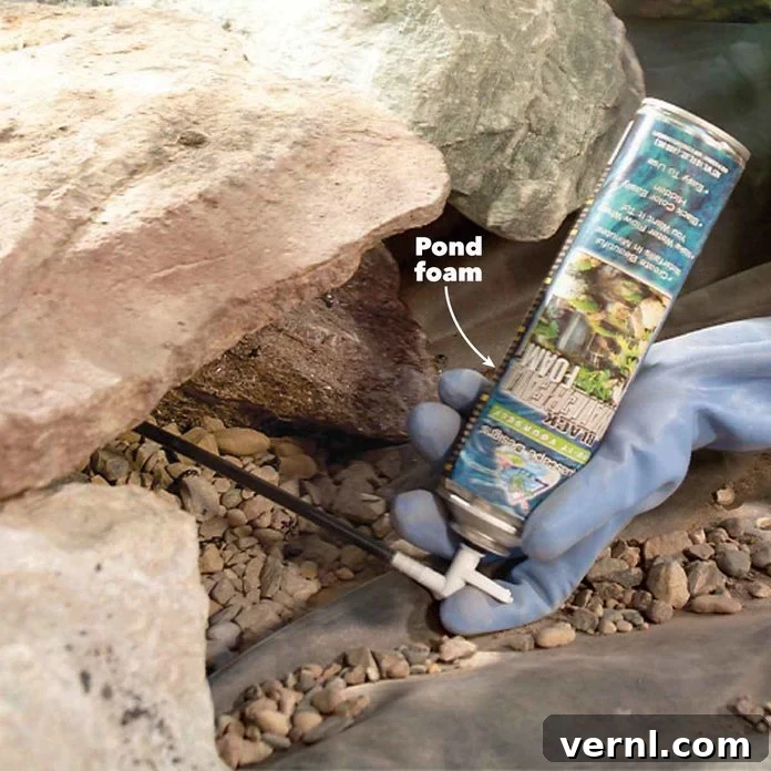 Your Guide to Effortless Backyard Ponds 9 backyard fish pond foam