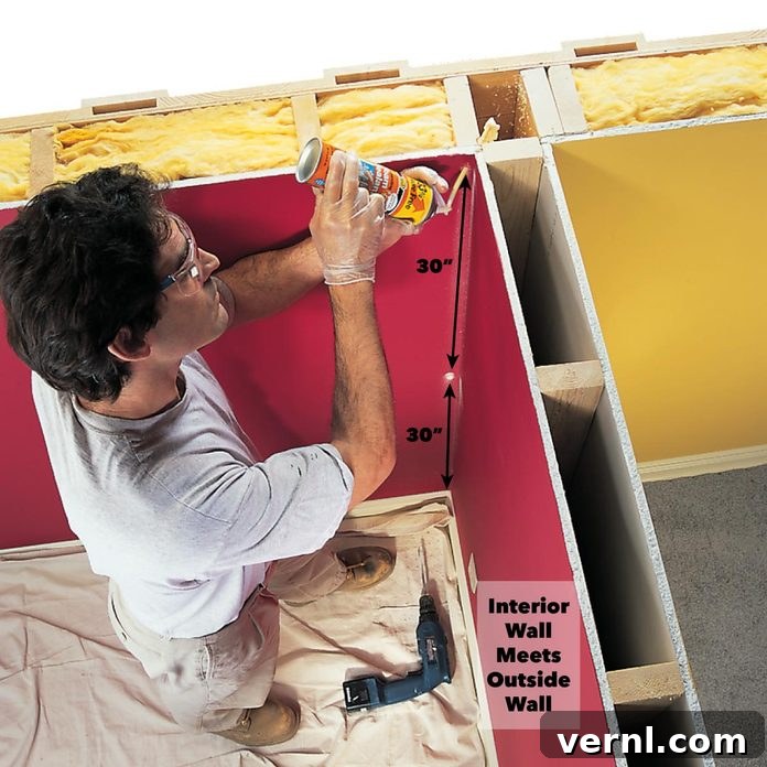 Your Guide to Mold-Free Walls 2 Why does mold grow in the inside corners of walls? - Uninsulated Corner