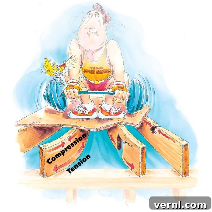 Joists Explained: How They Hold Up Your Home 2 how joists work compression tension