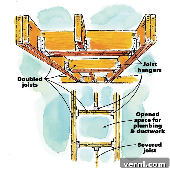 Joists Explained: How They Hold Up Your Home 6 how joists work doubled joists