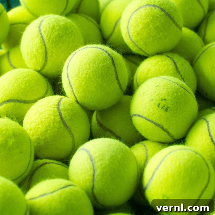Say Goodbye to Flat Pillows 3 Group of tennis balls