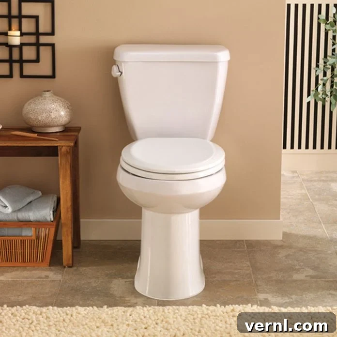 The Ultimate Toilet Buying Guide for Your Home 6 Gerber Avalanche toilet, featuring an ErgoHeight design.