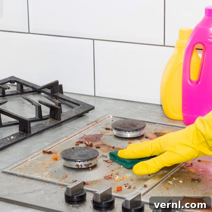 Get Your Stove Top Gleaming 2 how to clean a stove top