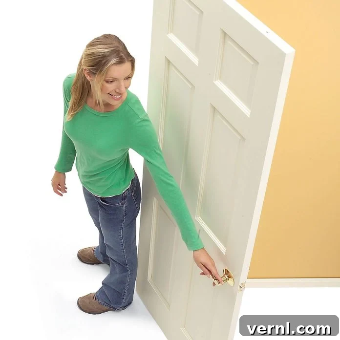 left hand swinging door