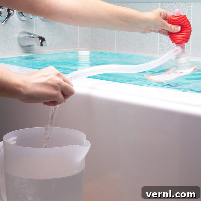 store water in a tub bathtub water shortage