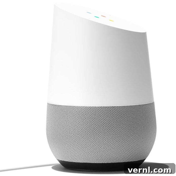 Master Google Home: Your Command Playbook 2 Google Home, a smart speaker, offers hands-free convenience for daily tasks and information.