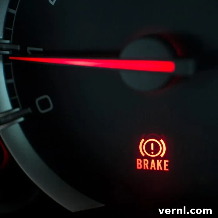 Brake Light On What to Do Immediately 2 Brake Warning Light Illuminated on Dashboard
