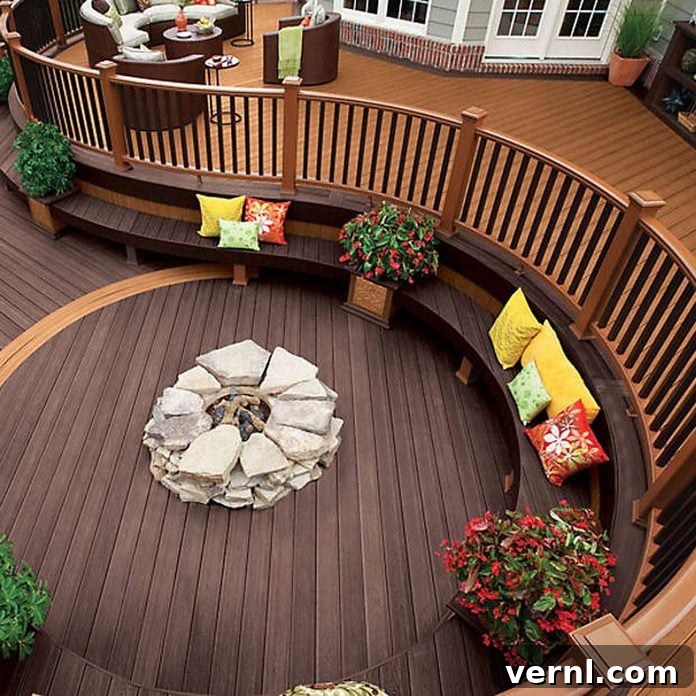 Decoding Trex Decking: Your Comprehensive Guide 2 Modern composite deck with elegant outdoor furniture