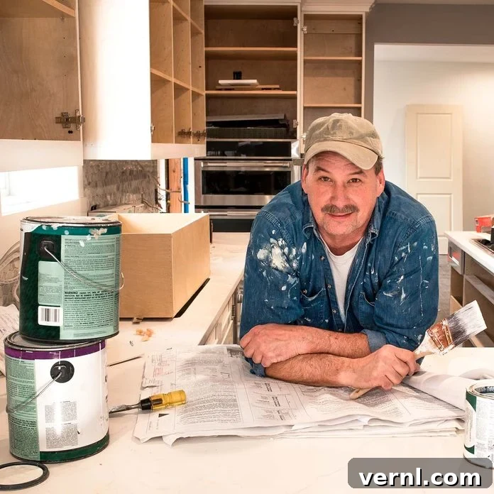 Revitalize Laminate Cabinets with Paint 2 paint