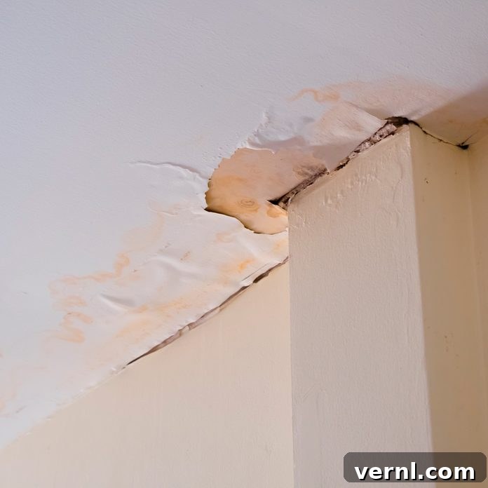 Water Damaged Ceiling