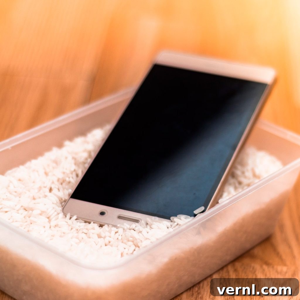 Wet Phone? Ditch the Rice. Do This Instead. 2 phone